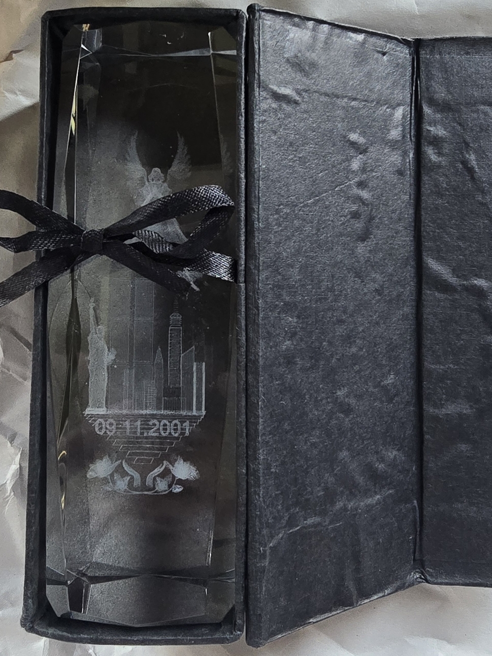Crystal Commemorative Ornament - Clear